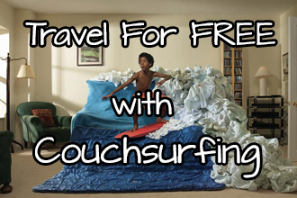 couchsurfing travel for free