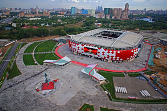 Spartak Stadium, Moscow.